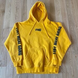 Tiny Meat Gang TMG 2019 US Tour Yellow Fleece Hoodie Adult XL Noel Miller